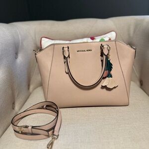 Michael Kors blush pink crossbody bag
